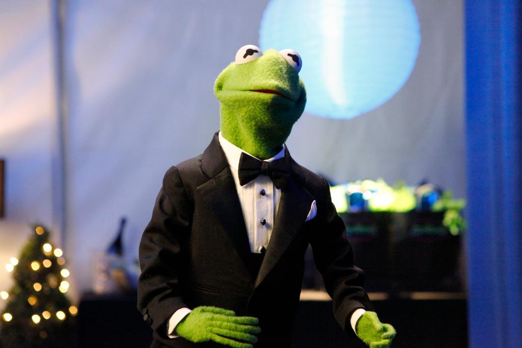 Kermit at a wedding